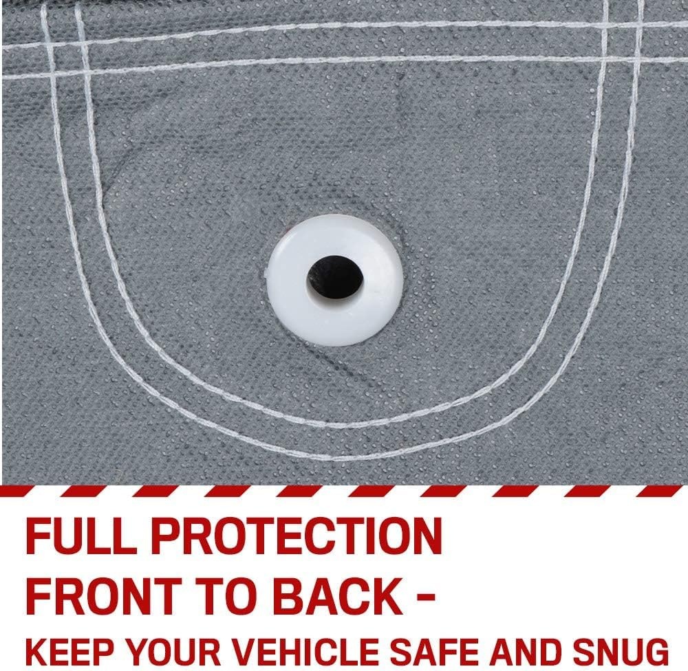 image:imageMotor Trend 4Layer 4Season Auto Waterproof Outdoor UV Protection for Heavy Duty Use Full Car Cover for Vans Suvs Crossovers up to 210210 L x 77 W x 60H