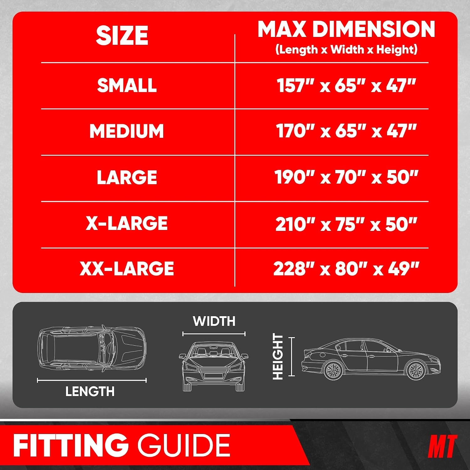 image:imageMotor Trend 4Series Lightweight Car Cover Fits 19782025 Mitsubishi Mirage ES LE BE SE Breathable AntiMoisture WaterResistant ScratchResistant AllWeather Outdoor amp Indoor UseToyota Corolla Hatchback 20192025