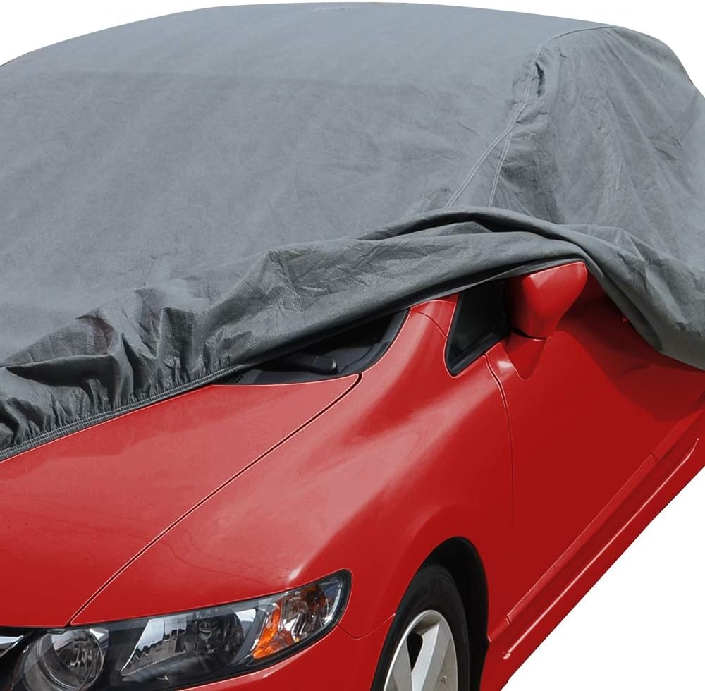 image:imageMotor Trend 4Series Lightweight Car Cover Fits 19782025 Mitsubishi Mirage ES LE BE SE Breathable AntiMoisture WaterResistant ScratchResistant AllWeather Outdoor amp Indoor UseMazda Miata 19902025