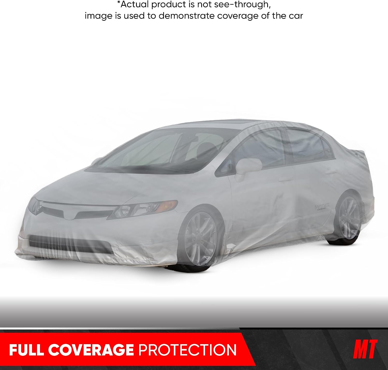 image:imageMotor Trend 4Series Lightweight Car Cover Fits 19782025 Mitsubishi Mirage ES LE BE SE Breathable AntiMoisture WaterResistant ScratchResistant AllWeather Outdoor amp Indoor UseHonda Civic 20012011