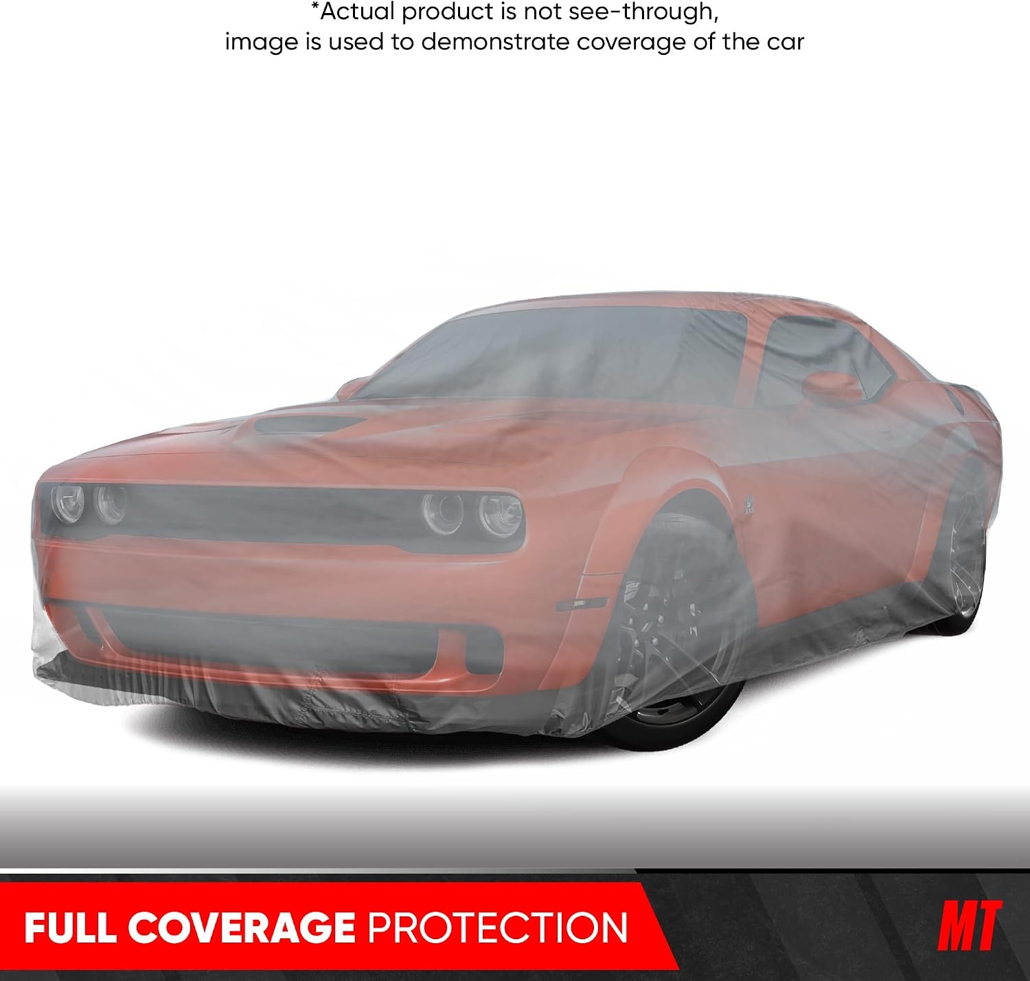image:imageMotor Trend 4Series Lightweight Car Cover Fits 20092023 Dodge Challenger Sedan SXT RT SRT Hellcat Breathable AntiMoisture WaterResistant ScratchResistant AllWeather Outdoor amp Indoor UseDodge Challenger 20092023