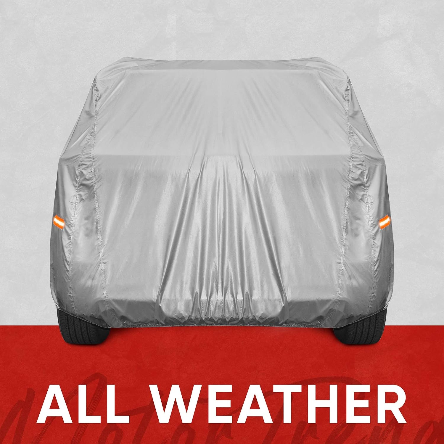 image:imageMotor Trend 6Series MultiLayered Heavy Duty Vehicle Car Cover for SUVs amp Vans Soft Inner Fleece Lining Waterproof Exterior Rain Snow Hail Sun UV Dust Full Protection for Automobiles Fit up to 200200L x 77W x 60H