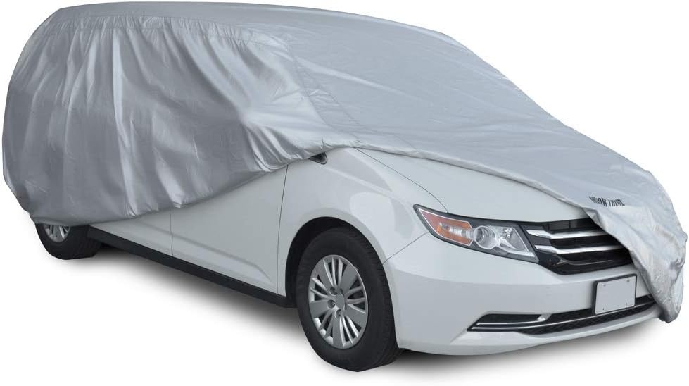 image:imageMotor Trend 6Series MultiLayered Waterproof SUV amp Van Car Cover Heavy Duty Vehicle Outdoor Indoor Inner FleeceLined Snow Rain Sun UV Dust Exterior Protection Full Coverage XL max Length 185XLmax Length 210