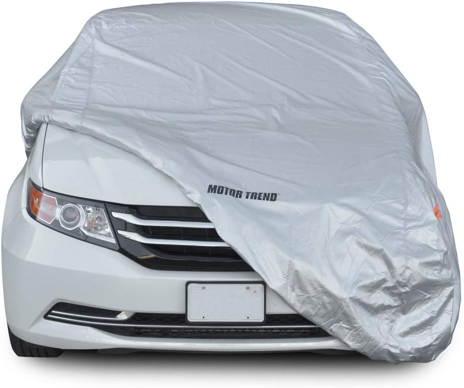 image:imageMotor Trend 6Series MultiLayered Waterproof SUV amp Van Car Cover Heavy Duty Vehicle Outdoor Indoor Inner FleeceLined Snow Rain Sun UV Dust Exterior Protection Full Coverage XL max Length 185Lmax Length 200