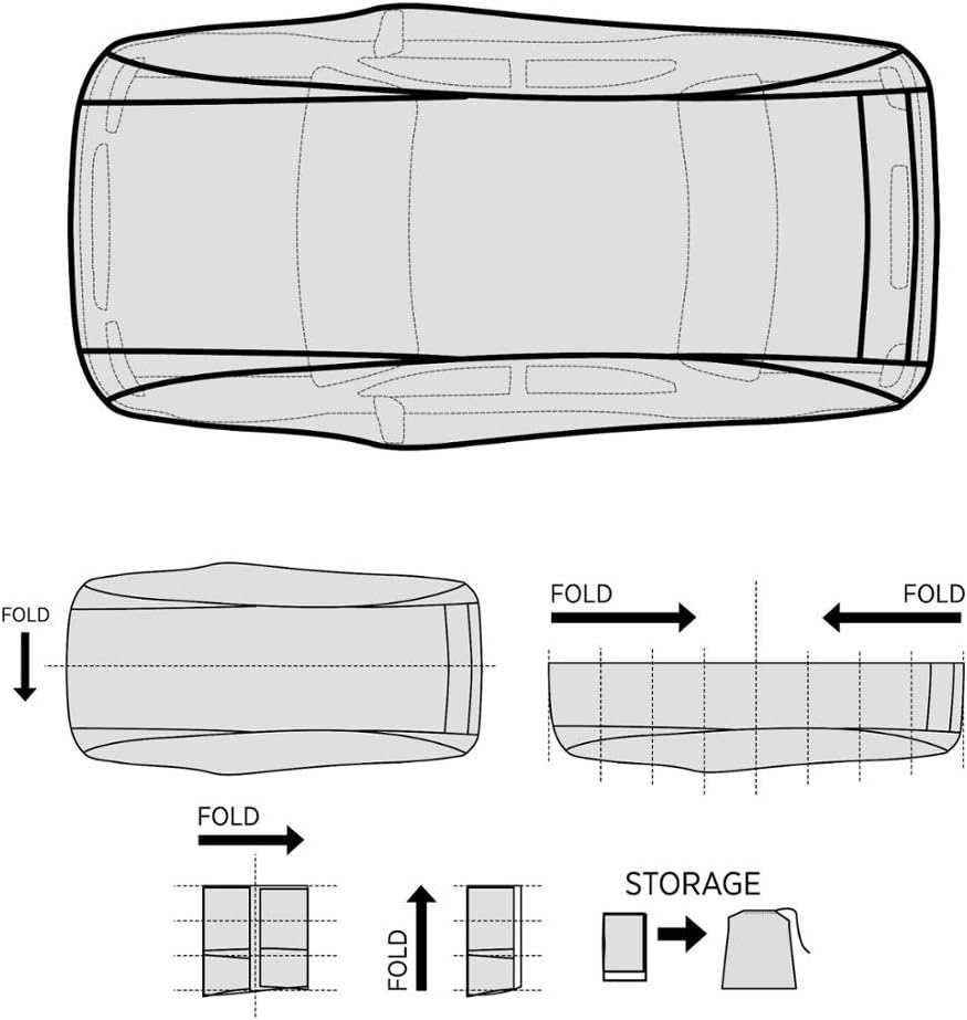 image:imageMotor Trend All Season WeatherWear 1Poly Layer Snow proof Water Resistant Car Cover Size L Fits up to 190 CC543LOCKXLarge