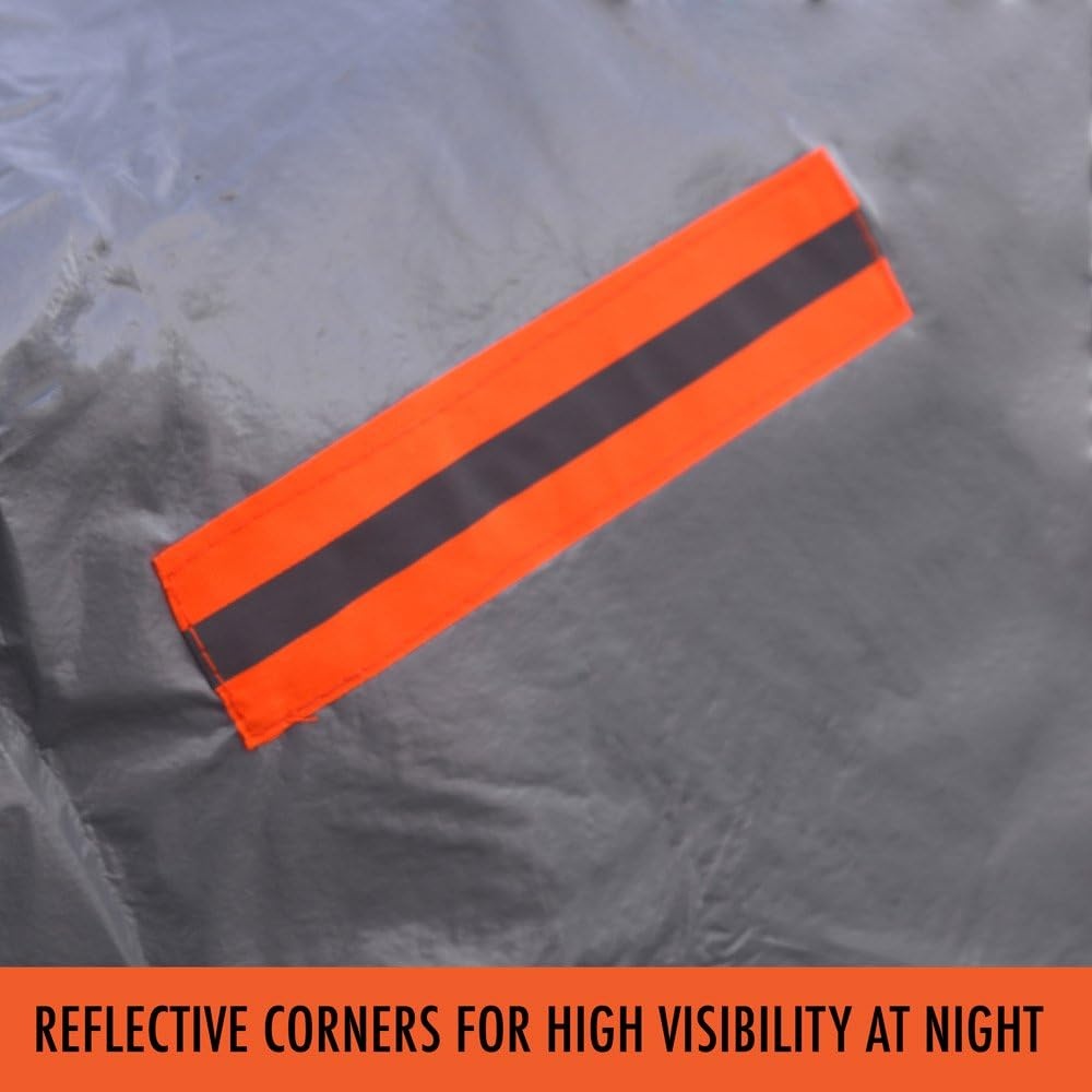 image:imageMotor Trend Black USA Flag Waterproof Car Cover All Weather Outdoor Protection UV Resistant Windproof Scratchproof SemiUniversal Fit Sedan Full Car Cover for Sun Rain Snow 171 190 LengthSilver 185L x 72W x 56H
