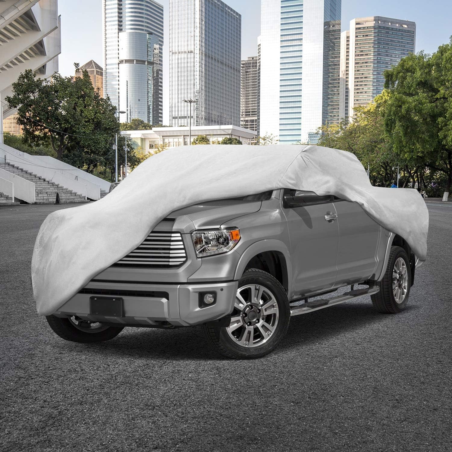 image:imageMotor Trend Custom Fit Truck Cover for Toyota Tundra 20062019 Heavy Duty Car Cover Waterproof All Weather Indoor Outdoor Heavy Duty Car Cover for Automobiles UV Rain Snow Dust Winter Storage