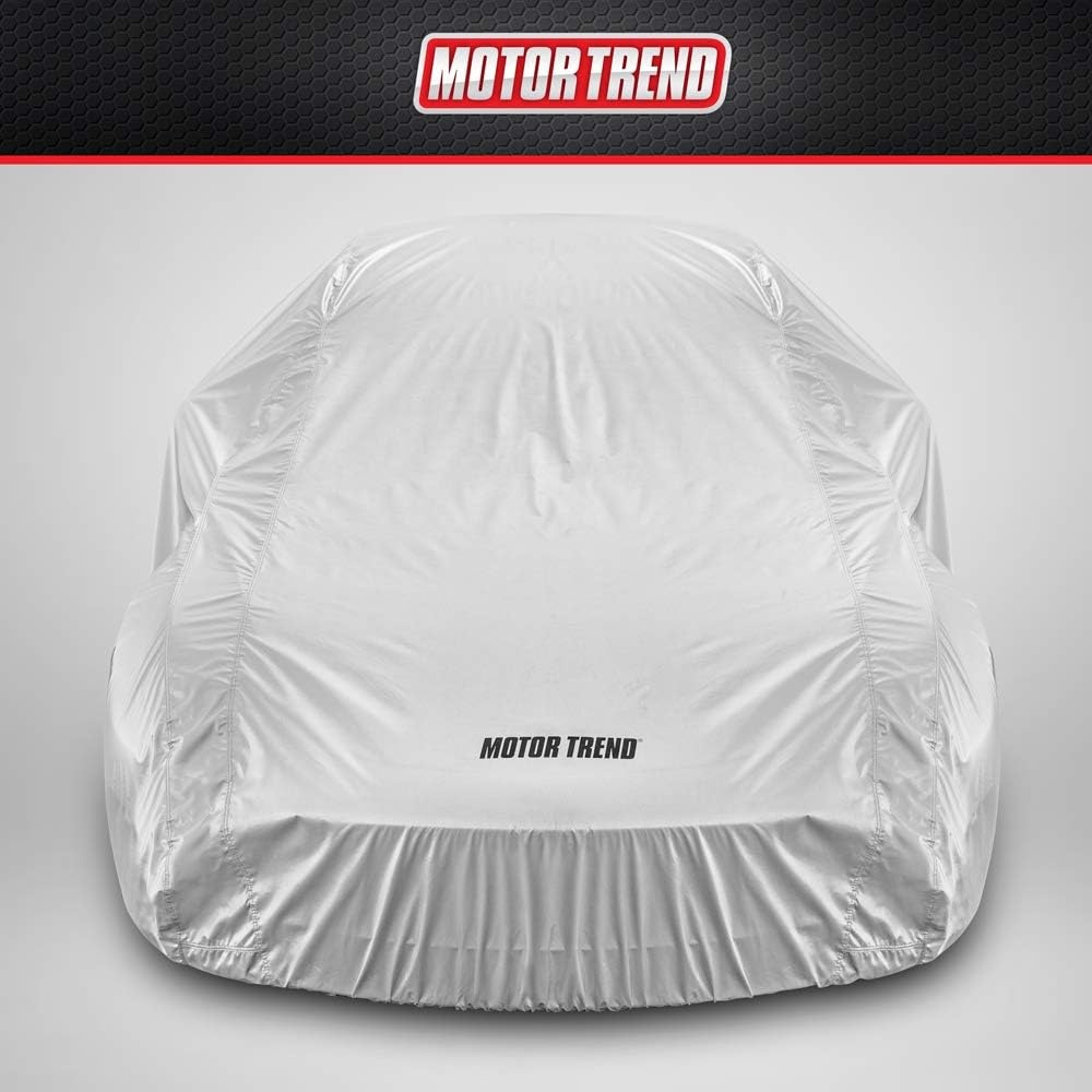 image:imageMotor Trend FlexCover Car Cover Waterproof AllWeather SUV Truck Car Covers for Snow Ice Rain Sun UV Dust Hail Protection IndoorOutdoor Full Exterior Cover Sedan Car Cover Fits Up to 170 LengthSilver