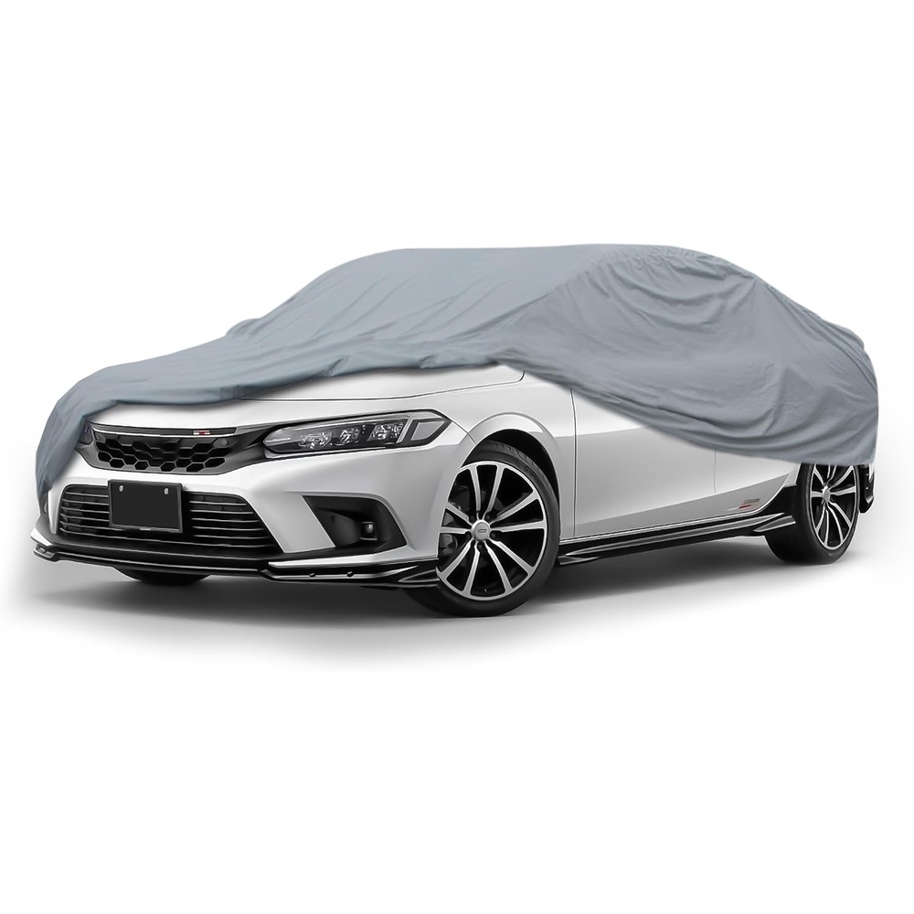 image:imageMotor Trend 4Series Lightweight Car Cover Fits 19782025 Mitsubishi Mirage ES LE BE SE Breathable AntiMoisture WaterResistant ScratchResistant AllWeather Outdoor amp Indoor UseHonda Civic 20112025