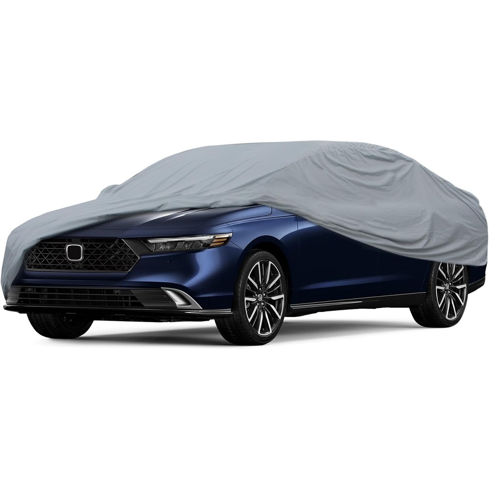 image:imageMotor Trend 4Series Lightweight Car Cover Fits 19782025 Mitsubishi Mirage ES LE BE SE Breathable AntiMoisture WaterResistant ScratchResistant AllWeather Outdoor amp Indoor UseHonda Accord 19982025
