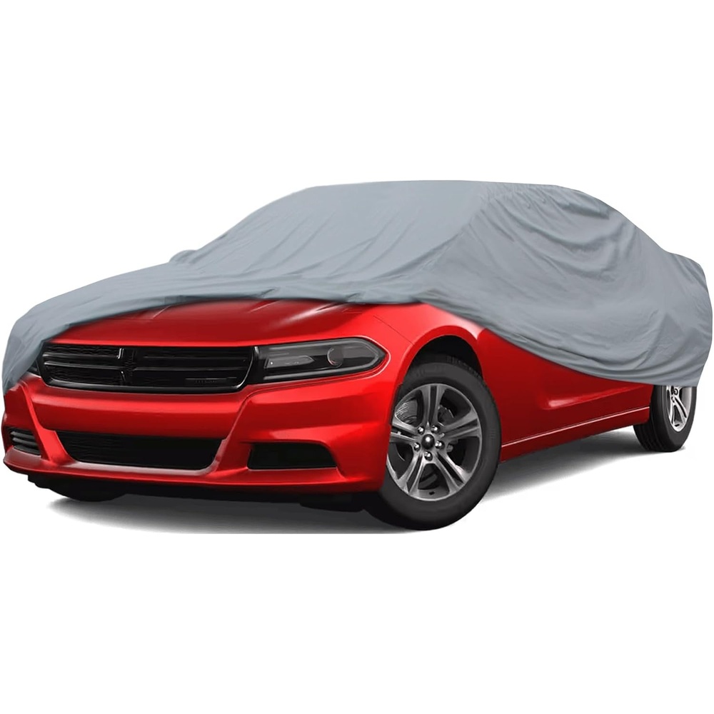 image:imageMotor Trend 4Series Lightweight Car Cover Fits 20092023 Dodge Challenger Sedan SXT RT SRT Hellcat Breathable AntiMoisture WaterResistant ScratchResistant AllWeather Outdoor amp Indoor UseDodge Charger 20062025
