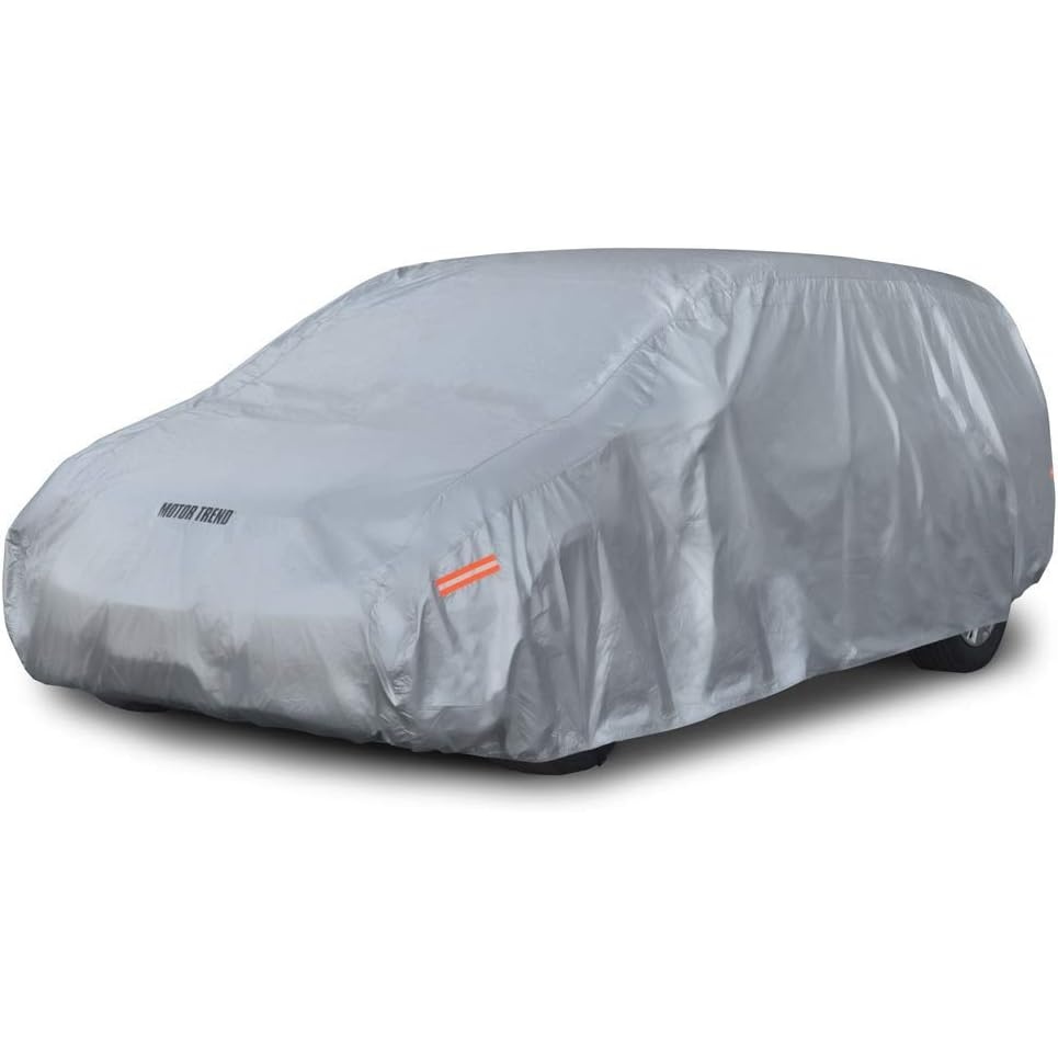image:imageMotor Trend 6Series MultiLayered Waterproof SUV amp Van Car Cover Heavy Duty Vehicle Outdoor Indoor Inner FleeceLined Snow Rain Sun UV Dust Exterior Protection Full Coverage XL max Length 185XLmax Length 210
