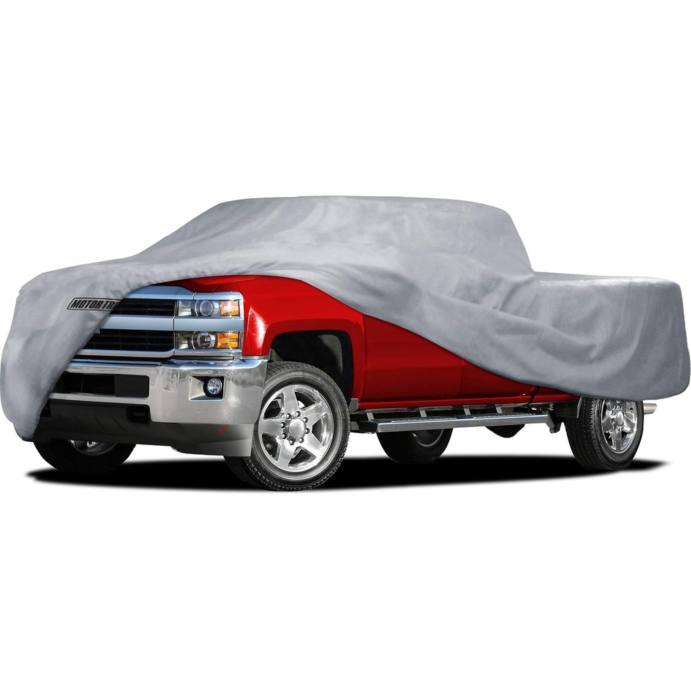 image:imageMotor Trend Large Truck Car Cover Waterproof All Weather Heavy Duty Car Cover Protection UV Rain Snow Universal Fit Car Cover For Automobiles Pickup Trucks Outdoor Indoor Cover For Trucks  208LMax Bed Length 84  208 L x 70 W x 65 H