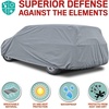 Motor Trend 4-Layer 4-Season Auto (Waterproof Outdoor UV Protection for Heavy Duty Use Full Car Cover for Vans, Suvs, Crossovers up to 210″)(200″ (L) x 77″ (W) x 60″(H))