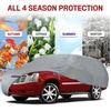 Motor Trend 4-Layer 4-Season Auto (Waterproof Outdoor UV Protection for Heavy Duty Use Full Car Cover for Vans, Suvs, Crossovers up to 210″)(225″ (L) x 80″ (W) x 63″(H))