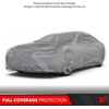 Motor Trend 4-Series Lightweight Car Cover, Fits 1978-2025 Mitsubishi Mirage ES LE BE SE, Breathable Anti-Moisture Water-Resistant Scratch-Resistant, All-Weather Outdoor & Indoor Use(Lexus LS (1989-2025))