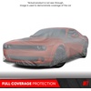 Motor Trend 4-Series Lightweight Car Cover, Fits 2009-2023 Dodge Challenger Sedan SXT RT SRT Hellcat, Breathable Anti-Moisture Water-Resistant Scratch-Resistant, All-Weather Outdoor & Indoor Use(Dodge Challenger (2009-2023))