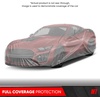 Motor Trend 4-Series Lightweight Car Cover, Fits 2009-2023 Dodge Challenger Sedan SXT RT SRT Hellcat, Breathable Anti-Moisture Water-Resistant Scratch-Resistant, All-Weather Outdoor & Indoor Use(Ford Mustang (2010-2025))