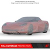 Motor Trend 4-Series Lightweight Car Cover, Fits 2009-2023 Dodge Challenger Sedan SXT RT SRT Hellcat, Breathable Anti-Moisture Water-Resistant Scratch-Resistant, All-Weather Outdoor & Indoor Use(Chevrolet Chevy Corvette (2010-2013))