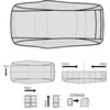 Motor Trend All Season WeatherWear 1-Poly Layer Snow proof, Water Resistant Car Cover Size L – Fits up to 190″ – CC-543+LOCK(X-Large)