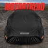Motor Trend Black USA Flag Waterproof Car Cover – All Weather Outdoor Protection, UV Resistant, Windproof, Scratchproof – Semi-Universal Fit Sedan Full Car Cover for Sun Rain Snow (171”- 190” Length)(Black Up to 210″)