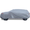 Motor Trend Black USA Flag Waterproof Car Cover – All Weather Outdoor Protection, UV Resistant, Windproof, Scratchproof – Semi-Universal Fit Sedan Full Car Cover for Sun Rain Snow (171”- 190” Length)(Silver 185″(L) x 72″(W) x 56″(H))