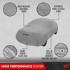 MotorTrend Custom Fit Car Cover for Ford Mustang 1965-2004, All-Weather Protection for Cars Trucks & SUVs, UV Resistant Waterproof Scratch-Resistant, Vehicle Cover for Outdoor & Indoor(Toyota Corolla (2000-2018))