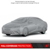 MotorTrend Custom Fit Car Cover for Ford Mustang 1965-2004, All-Weather Protection for Cars Trucks & SUVs, UV Resistant Waterproof Scratch-Resistant, Vehicle Cover for Outdoor & Indoor(Toyota Corolla (2002-2018))