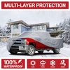 Truck Car Cover For Automobiles – Heavy Duty Waterproof All Weather Multi-Layer Outdoor Indoor Protection UV Sun Rain Snow Dust – Universal Fit For All Trucks Pickup Trucks – 264″(L) x 80″(W) x 69″(H)(Max Bed Length: 96″ | 264″ (L) x 80″ (W) x 69″ (H))