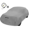 Motor Trend Breathable Lightweight Car Cover, Anti-Moisture Build-Up Water-Resistant Scratch-Resistant Travel-Friendly, Universal Fit for Cars SUVs Trucks Vans All-Weather Outdoor/Indoor, (M) 170″ L(S)