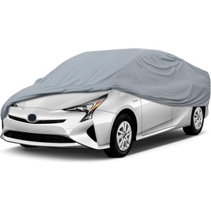 Motor Trend 4-Series Lightweight Car Cover, Fits 1978-2025 Mitsubishi Mirage ES LE BE SE, Breathable Anti-Moisture Water-Resistant Scratch-Resistant, All-Weather Outdoor & Indoor Use(Toyota Prius (1997-2020))