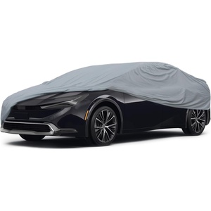Motor Trend 4-Series Lightweight Car Cover, Fits 1978-2025 Mitsubishi Mirage ES LE BE SE, Breathable Anti-Moisture Water-Resistant Scratch-Resistant, All-Weather Outdoor & Indoor Use(Toyota Prius (2021-2025))