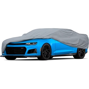 Motor Trend 4-Series Lightweight Car Cover, Fits 2009-2023 Dodge Challenger Sedan SXT RT SRT Hellcat, Breathable Anti-Moisture Water-Resistant Scratch-Resistant, All-Weather Outdoor & Indoor Use(Chevrolet Chevy Camaro (2010-2025))
