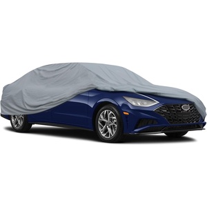 MotorTrend Custom Fit Car Cover for Ford Mustang 1965-2004, All-Weather Protection for Cars Trucks & SUVs, UV Resistant Waterproof Scratch-Resistant, Vehicle Cover for Outdoor & Indoor(Hyundai Sonata (2011-2018))