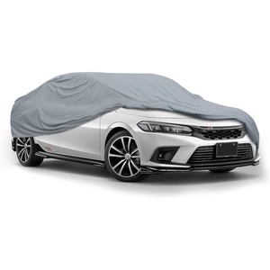 MotorTrend Custom Fit Car Cover for Ford Mustang 1965-2004, All-Weather Protection for Cars Trucks & SUVs, UV Resistant Waterproof Scratch-Resistant, Vehicle Cover for Outdoor & Indoor(Honda Civic (2006-2020))